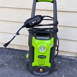 Green works 1600PSI Pressure Washer 