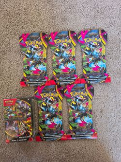Pokémon TCG Mega Evolution Pitch Black Booster Packs Bundle