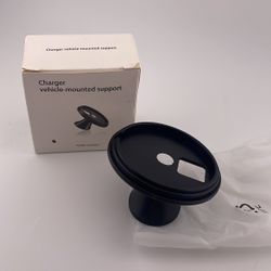 Charger vehicle-mounted support