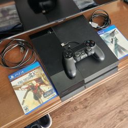 Ps4, 1 DualShock controller, Final Fantasy VII Remake, Final Fantasy Type-0