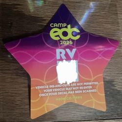 EDC RV Camp Pass