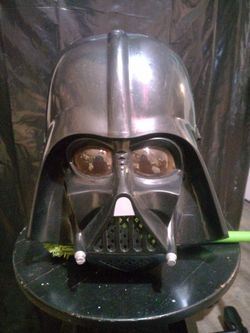Plastic Star Wars Darth Vader Costume Mask.