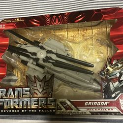 Transformers Deception Grindor ROTF 2009 With Box Hasbro Voyager Class No Scorponok!