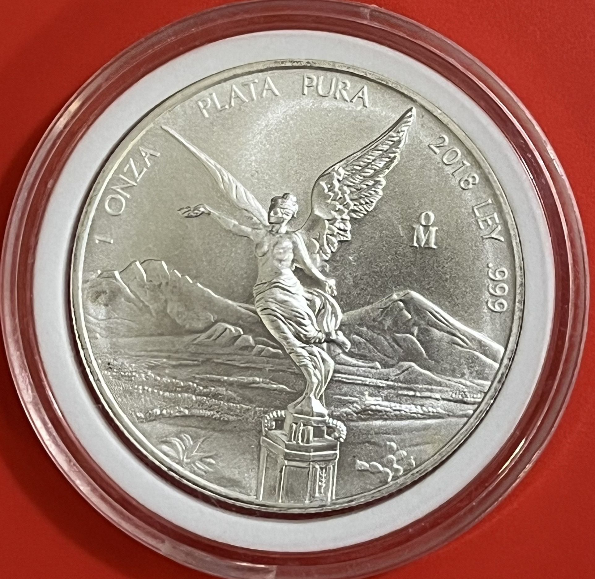2018 1 Oz Silver Mexican Libertad Plata Pura .999 FS