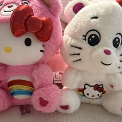 Hello kitty x care bear