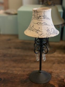 Candle Holder - Lamp Style - FREE - Used