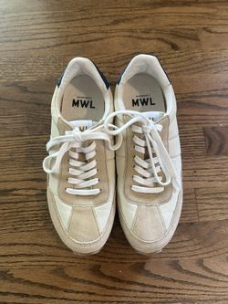 Women’s Madewell Sneakers Suede Nylon Shoe Size 8.5