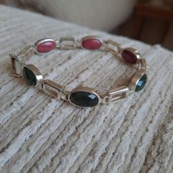 JAY KING REVERSIBLE THULITE NEPHRITE BRACELET 