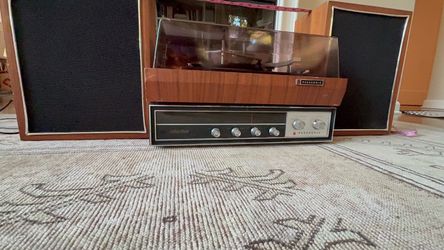 4-piece Vintage Panasonic RD-7673 Record Changer Player Multiple Play Turntable Ceramic 33 45 78 RPM