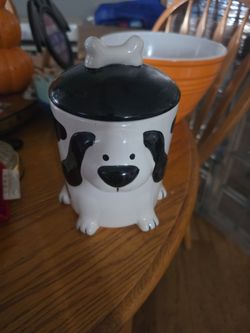 Doggie treat jar