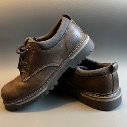 Men’s Skechers Work Oxford Leather Shoes