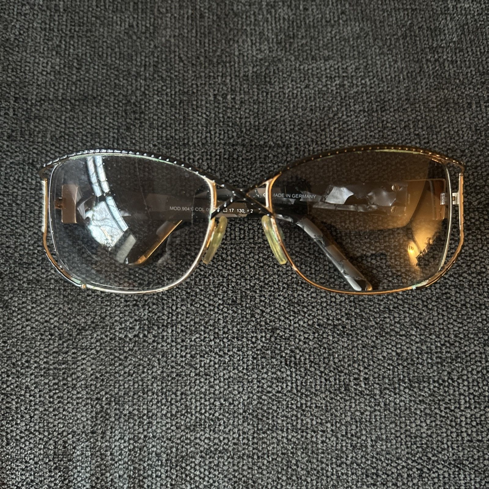 CAZAL 9041 002 Black Silver Sunglasses 60 17 130