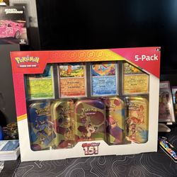 Costco Pokemon Scarlet & Violet 151 Mini Tin 5-pack