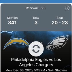 Chargers VS Eagles 