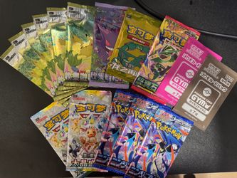 17 Pokémon Booster Packs Lot – Japanese & Simplified Chinese
