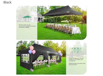 10x30 pop up heavy duty with side walls