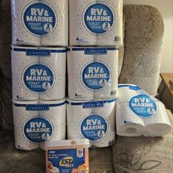 RV Toilet Treatment Drop Ins and Toilet Paper
