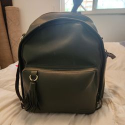 Leather Diaper Bag 