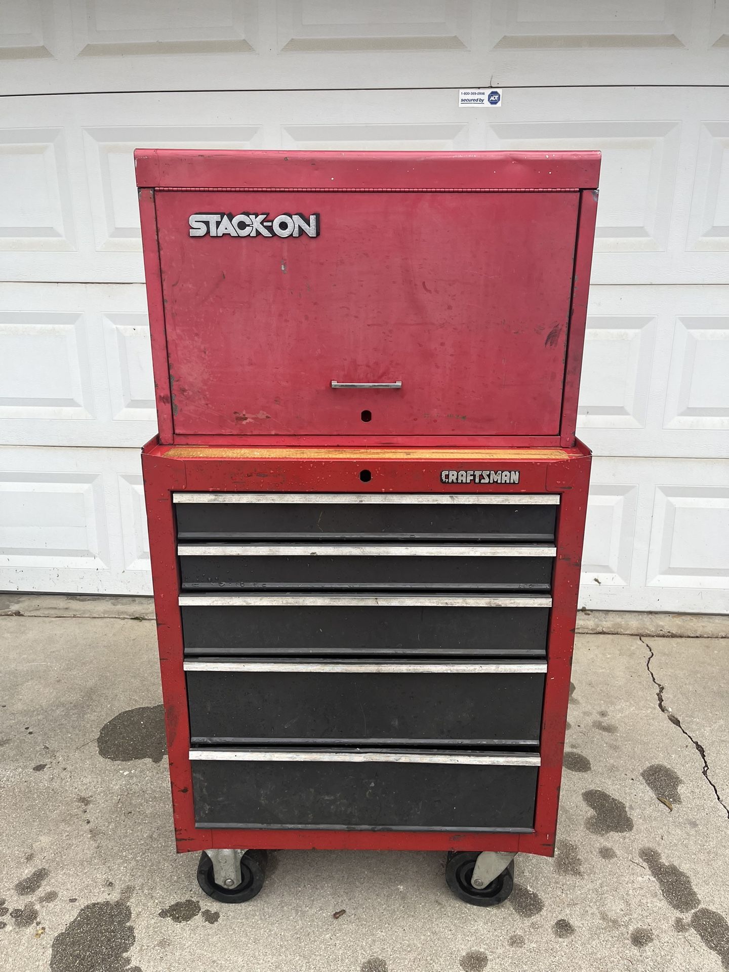 USA Craftsman and StackOn Tool Box Set