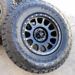 17" Chevy wheels METHOD rims Silverado Tahoe Sierra Yukon 6x5.5 tires Bronco Ranger Titan Armada