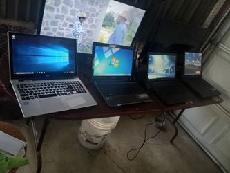 4 laptops $100 each obo for all of them