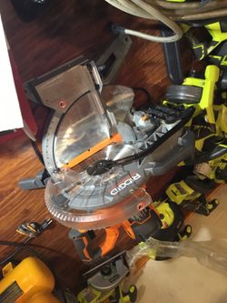 Ridgid 12” Miter Saw!! Only 95 tomorrow (Sun) Only ⌛️☀️⌛️