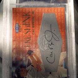 2000 Fleer Ultra Fresh Ink Cal Ripken Jr  /350 Autograph Orioles