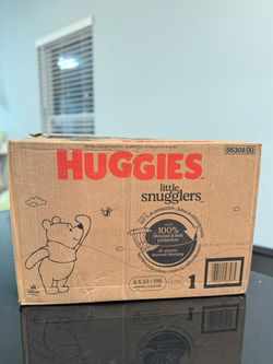 Huggies Little Snugglers Diapers Size 1, 198 Count
