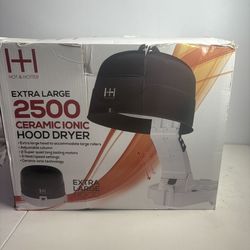 Hot & Hotter Ionic Soft Bonnet Hair Dryer Professional Extra Large Hood