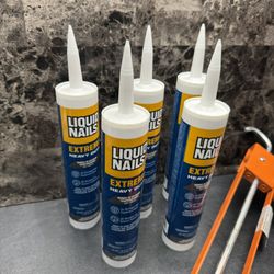 5 Liquid Nails Extreme Heavy Duty With Caulk Gun