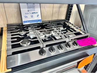 Lg cook top gas (new)