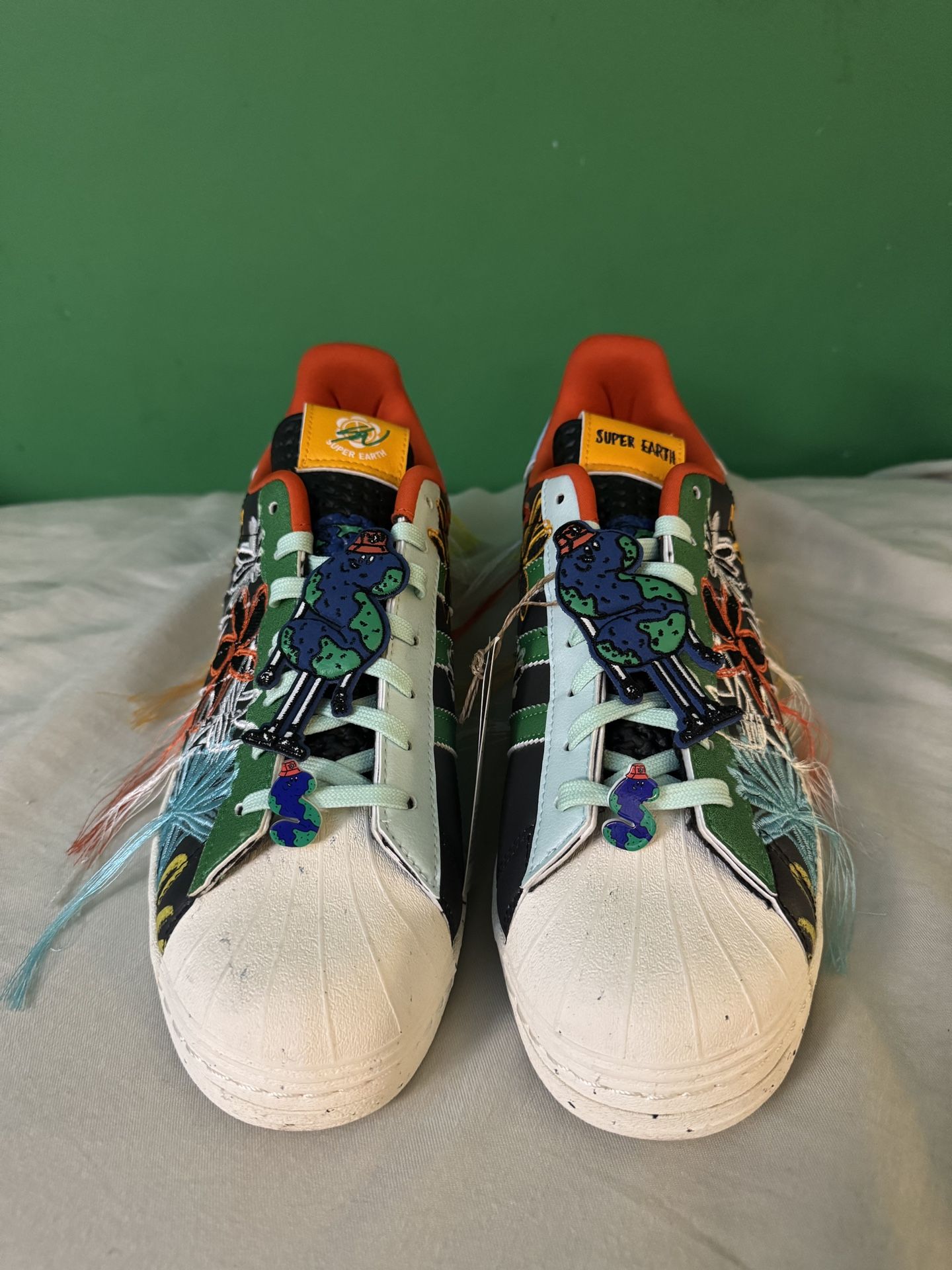 adidas gazelle silver green womens Adidas x Sean Wotherspoon Superstar SUPEREARTH  Extra Butter