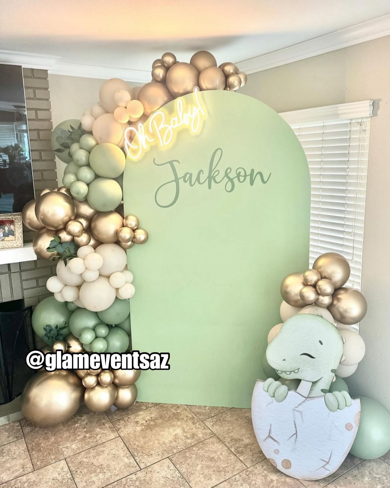 Baby Shower Backdrop