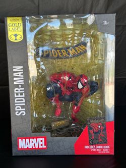 SUPER-MAN McFarlane 7” Figure includes comic book