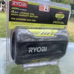Ryobi 40v  Battery 
