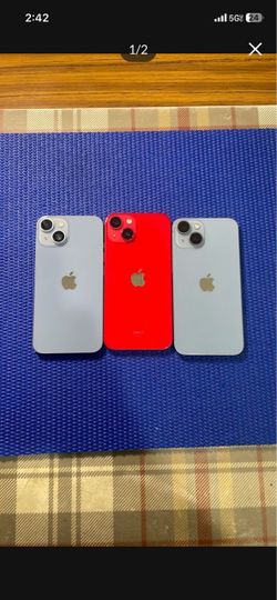 Iphone 14 unlocked 128gb blue-red trade