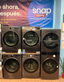 LG 4.5 Cu. Ft. Front Load Washer and 7.4 Cu. Ft. Electric Dryer