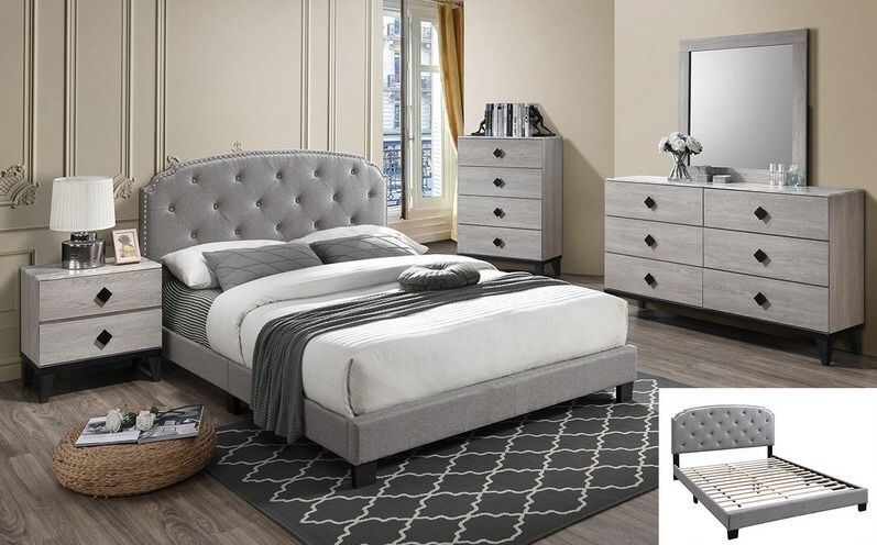 4 PCS Queen Size Bedroom Set In Offer 🔥🔥🔥