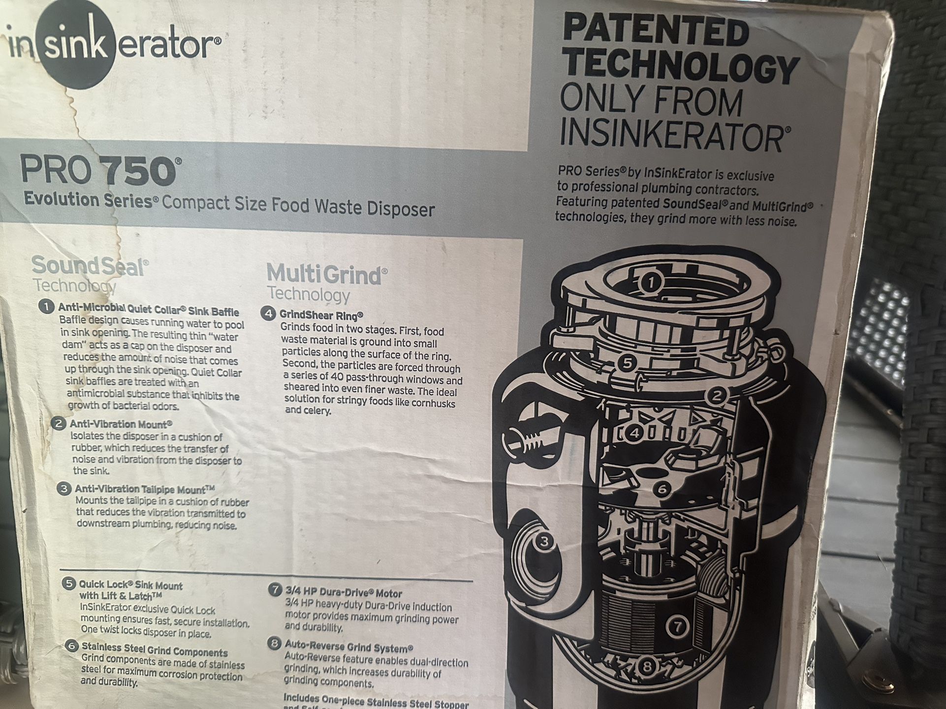 Brand New Garbage Disposal In Box