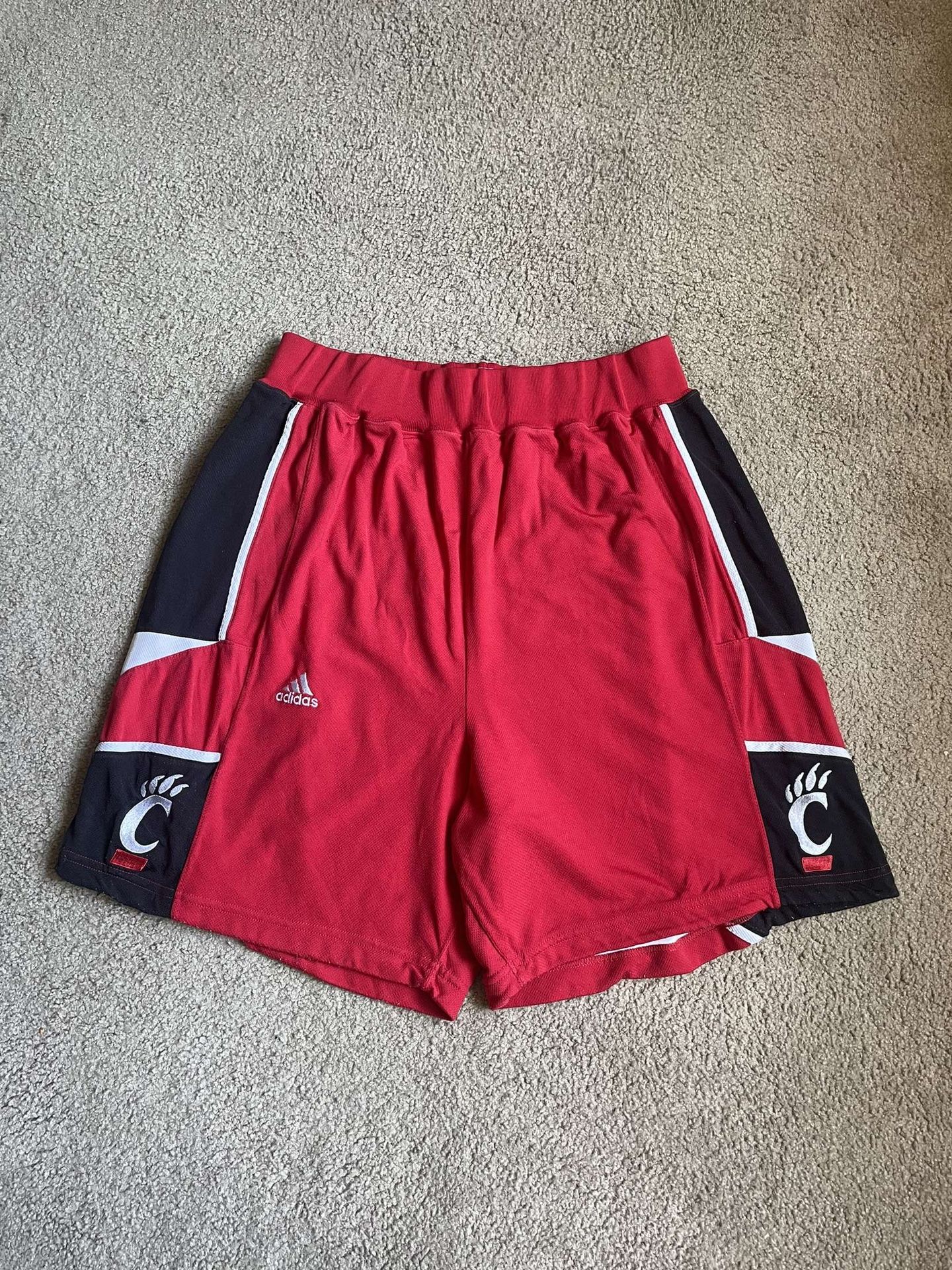 Cincinnati Bearcats Y2K Adidas Athletic Basketball Shorts