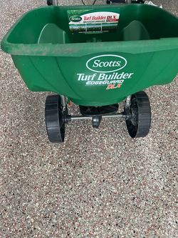 Fertilizer Spreader - Scotts Turf Builder EdgeGuard DLX Broadcast Spreader