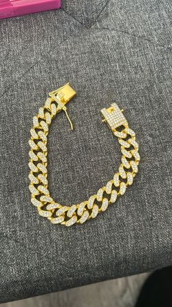 Gold plated Cuban bracelet