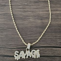 👑💎 Father’s Day Bling for the King! 👔🔥Cubic Zircon Men's Hip Hop Necklace Jewelry N89CN (20inch-Cuban chain)