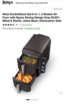 Ninja Double stack 8ct 6 in 1 air fryer