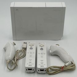 Nintendo Wii Video Game Console RVL-001 White