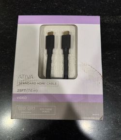 Ativa® HDMI Cable with Ethernet, 24 new