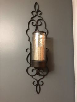Sconce candle holder