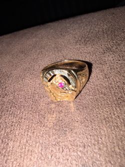 14K Horse Ring