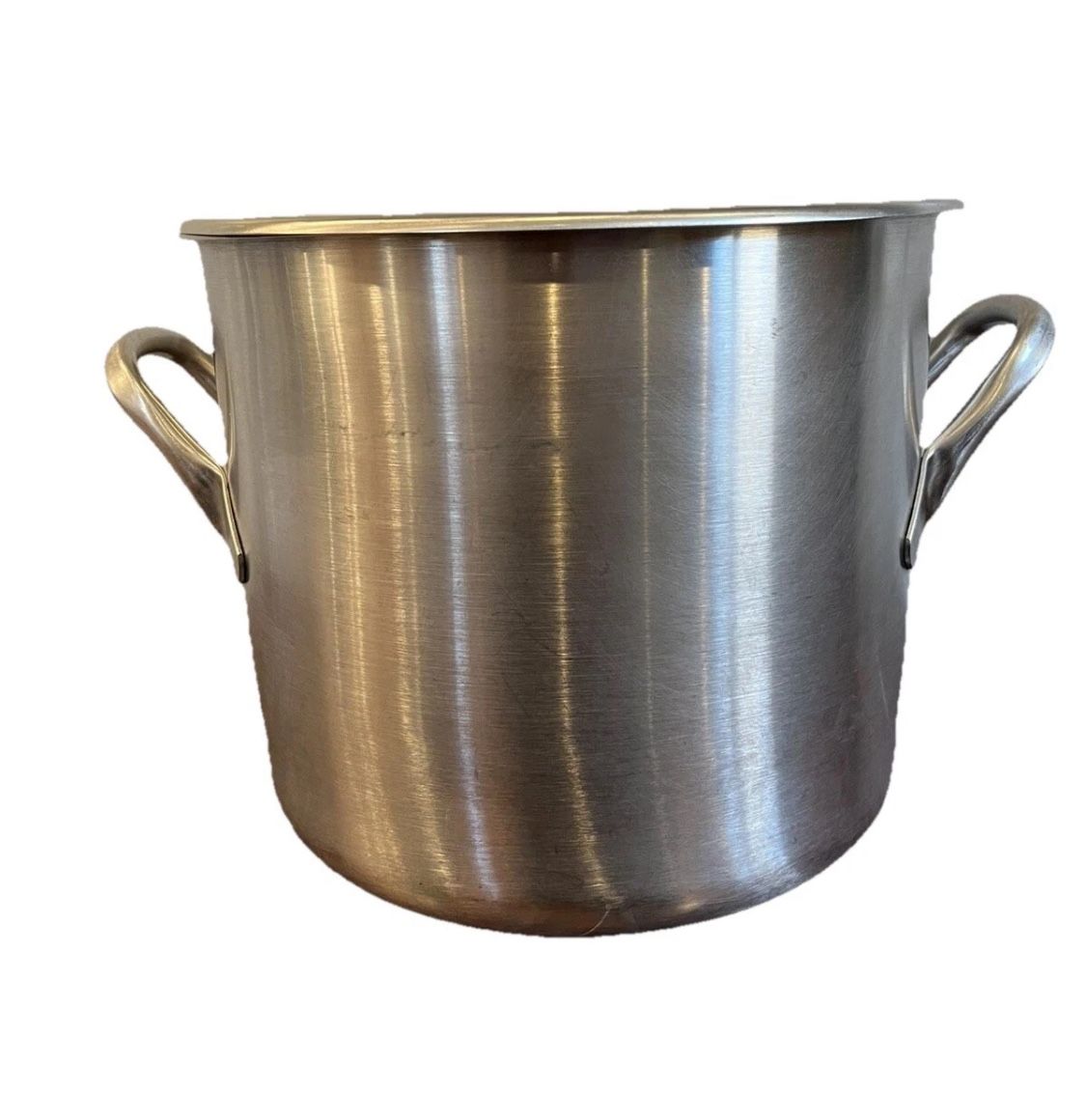 Vollrath Stock Stew Pot Stainless Steel Double Handle Large Lid Cookware USA Big