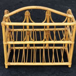 Bamboo 6 wine bottle rack